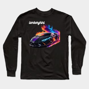 Blazing Lamborghini Aventador Long Sleeve T-Shirt